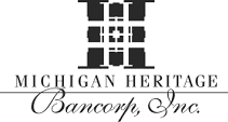 (MICHIGAN HERITAGE BANCORP, INC. LOGO)